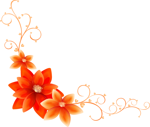นำมาอัพเดทบนพื้นสีดำ เพื่อนๆ นะคะ - Corner Page Flower Designs (500x423)