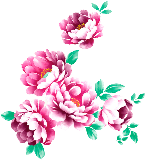 Flower Prints - Drawing (512x563)