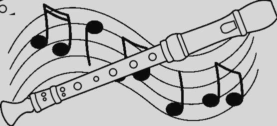 Recorder Clip Art (555x252)