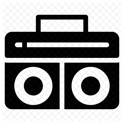 Tape Recorder Icon - Circle (512x512)