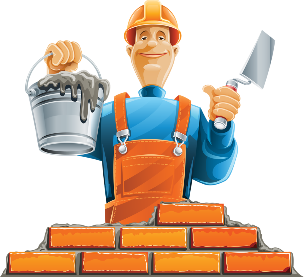 Строитель - Builder Clipart (1024x935)
