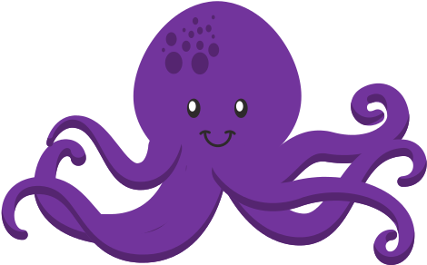 Octopus Tentacles Isolated Icon - Vector Graphics (550x471)