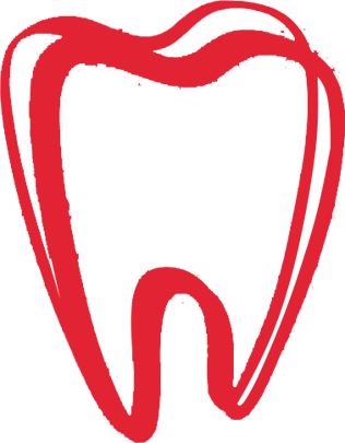 Hot Red - Dental Braces (316x405)