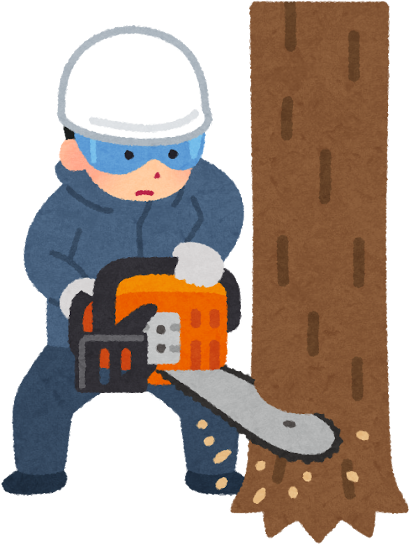 Chain Saw Man - 林業 イラスト (689x800)
