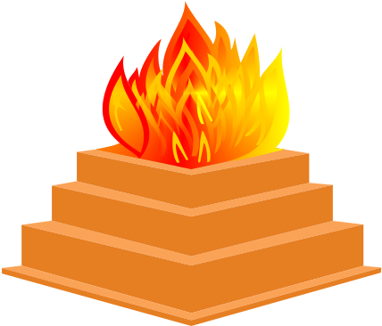 Yagna Cliparts - Flame (445x383)