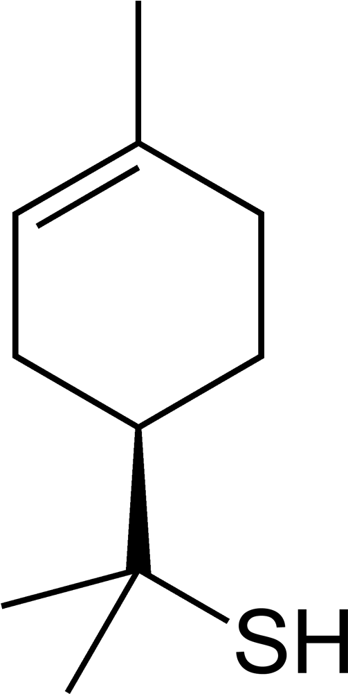 Grapefruit Mercaptan 2d Skeletal Vertical - Mercaptan (602x1100)
