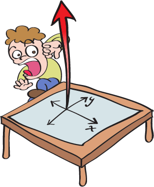 Geometry Clipart Co Ordinate - X Axis Cartoon (315x383)