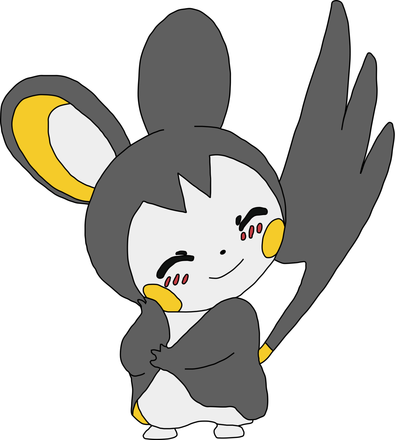 Pic/description - Image - Emolga Vector (1280x1423)