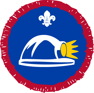 Caver Activity Badge - Cubs Badges (400x397)