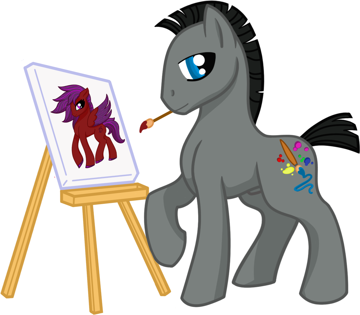 Past Commissions - - Cartoon (1296x1117)
