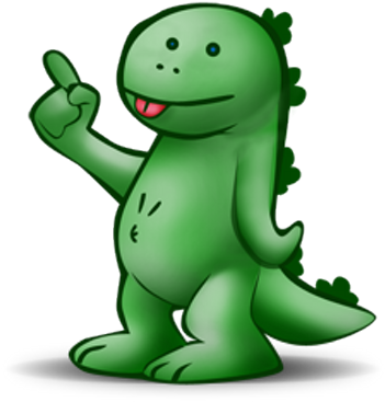 Greenzilla - Cartoon (400x400)