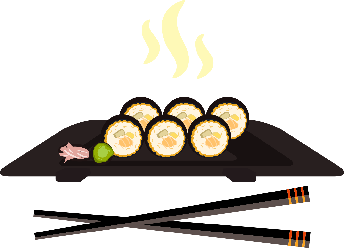 Горячие Роллы - Sushi (1418x1023)
