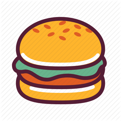 Hamburger Clipart Snack - Snack (512x512)