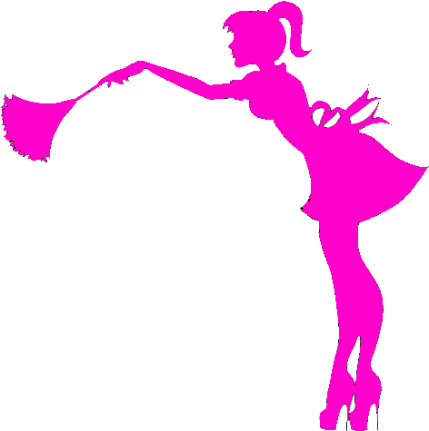 Pink Cleaning Lady - Cleaner (483x536)