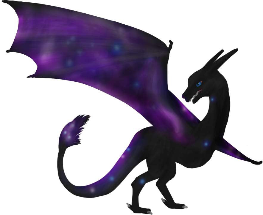 Nebula Wyvern By Blucipherdragon - Dragon (883x724)