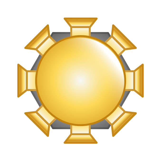 Golden Trapper Dominator - Circle (739x739)