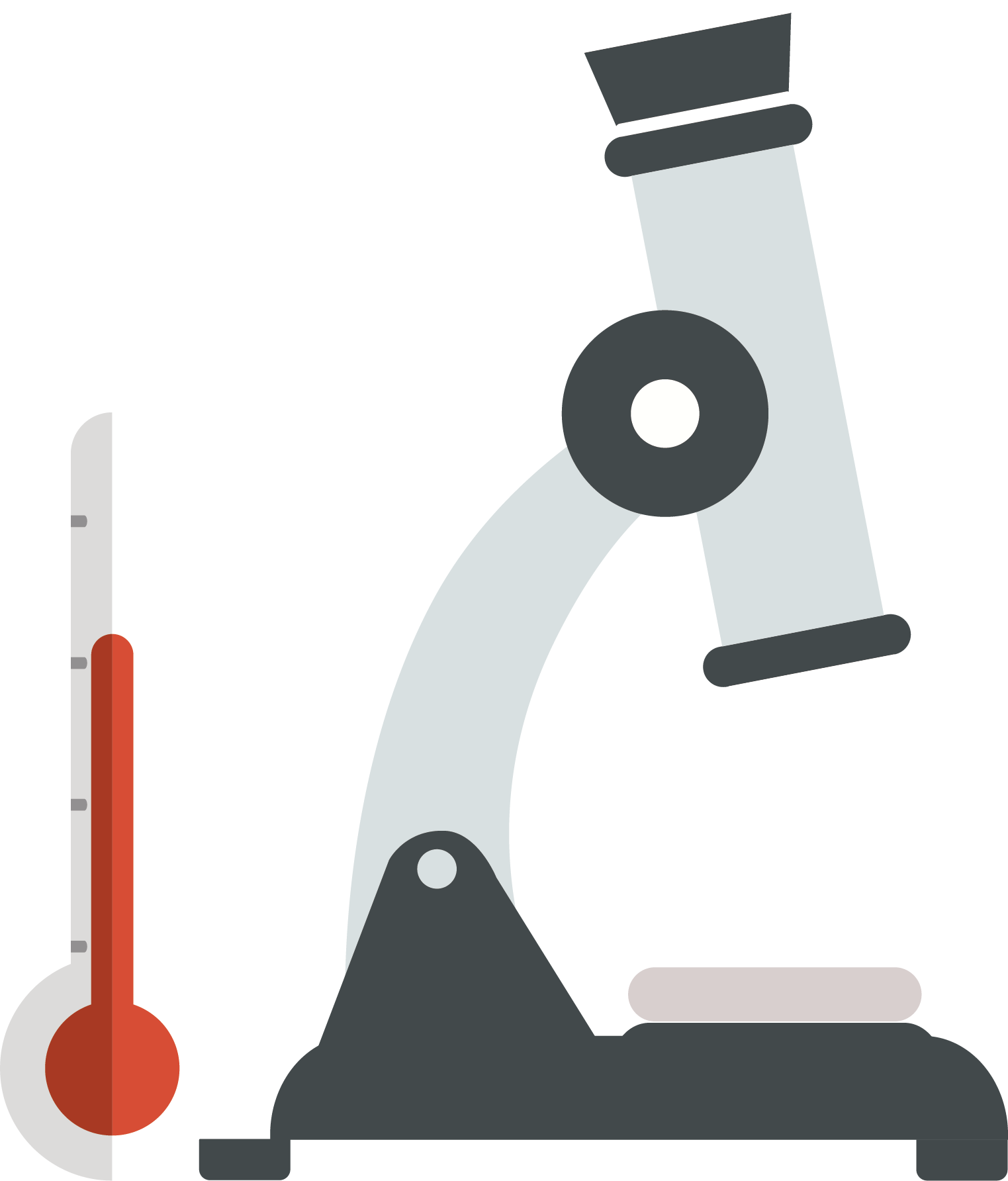 Laboratory Test Tube - Microscope Thermometer (1523x1784)