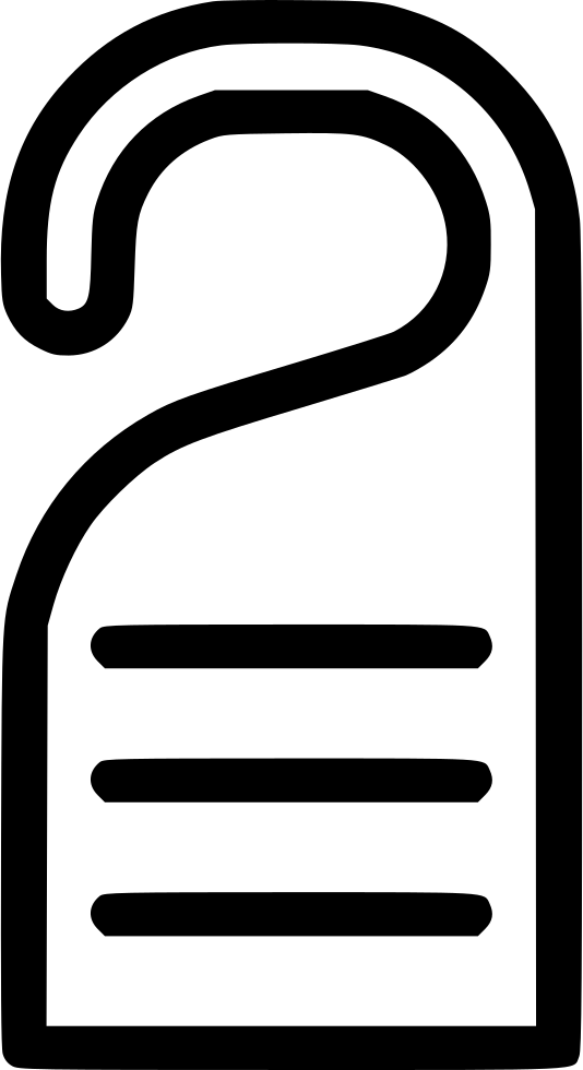 Door Hanger Comments - Hotel (534x980)