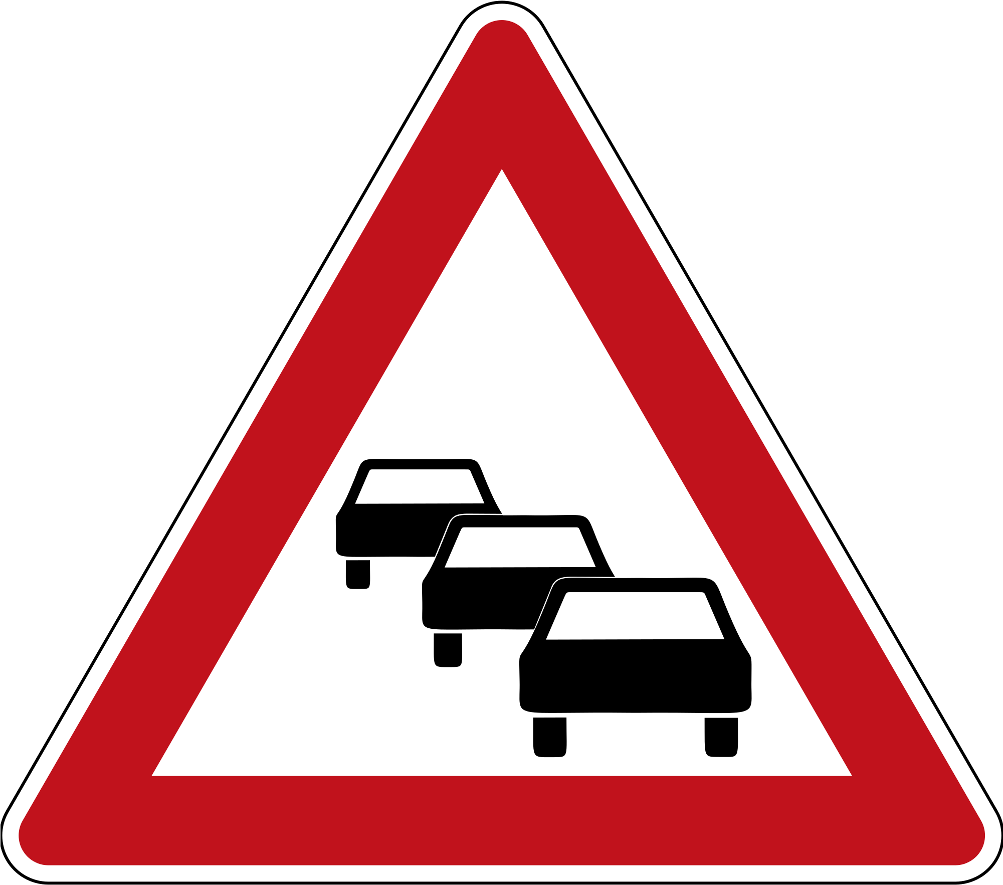 Verkehrsschild Stau (2000x1785)