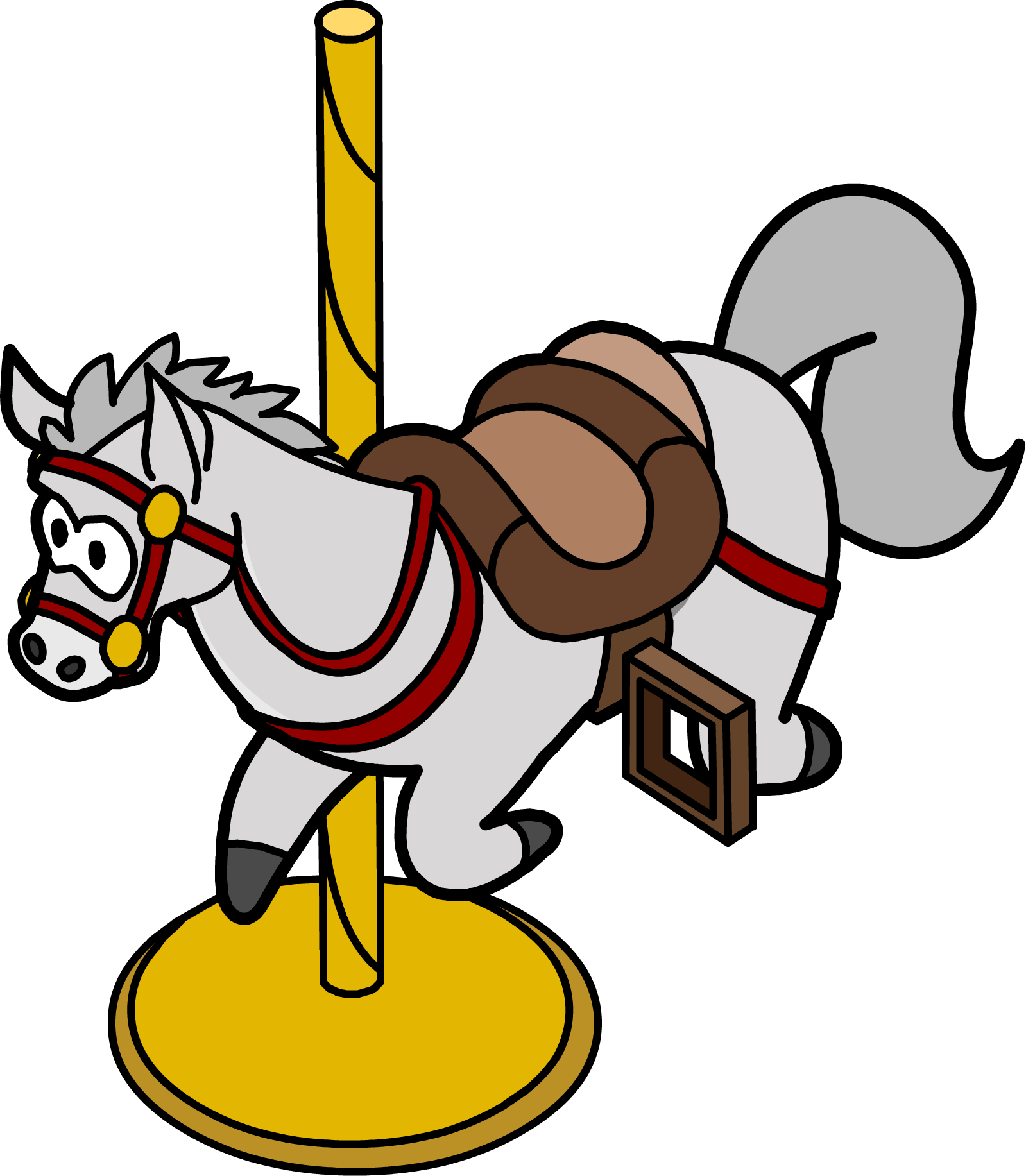 Carousel Horse - Portable Network Graphics (1599x1833)