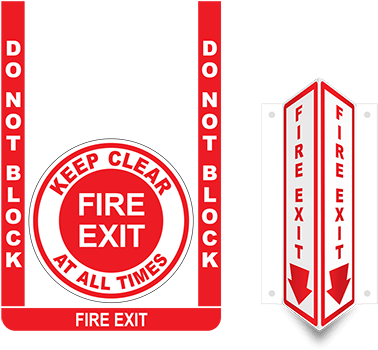 Fire Exit Signs (400x400)