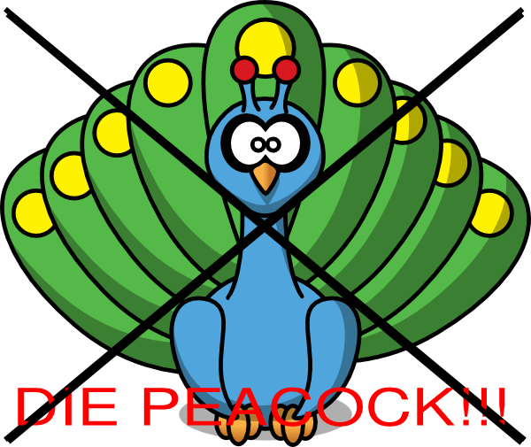 Peacock Clip Art (600x505)