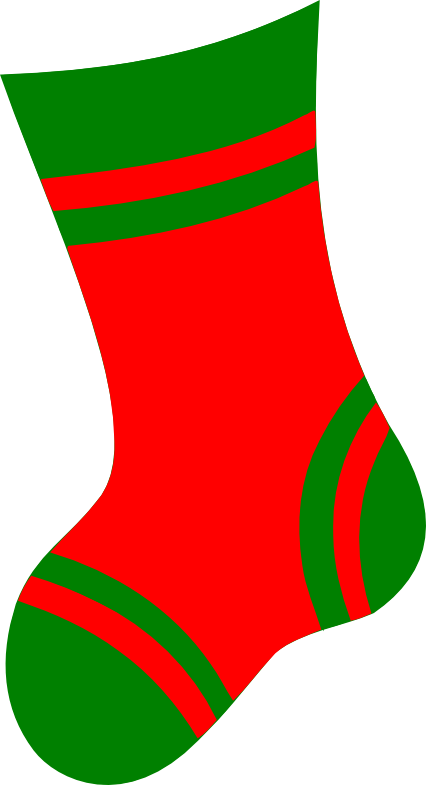 Stocking - Christmas Stocking Svg (426x785)