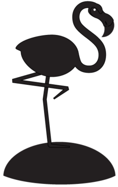 Flamingos Clip Art (1000x625)