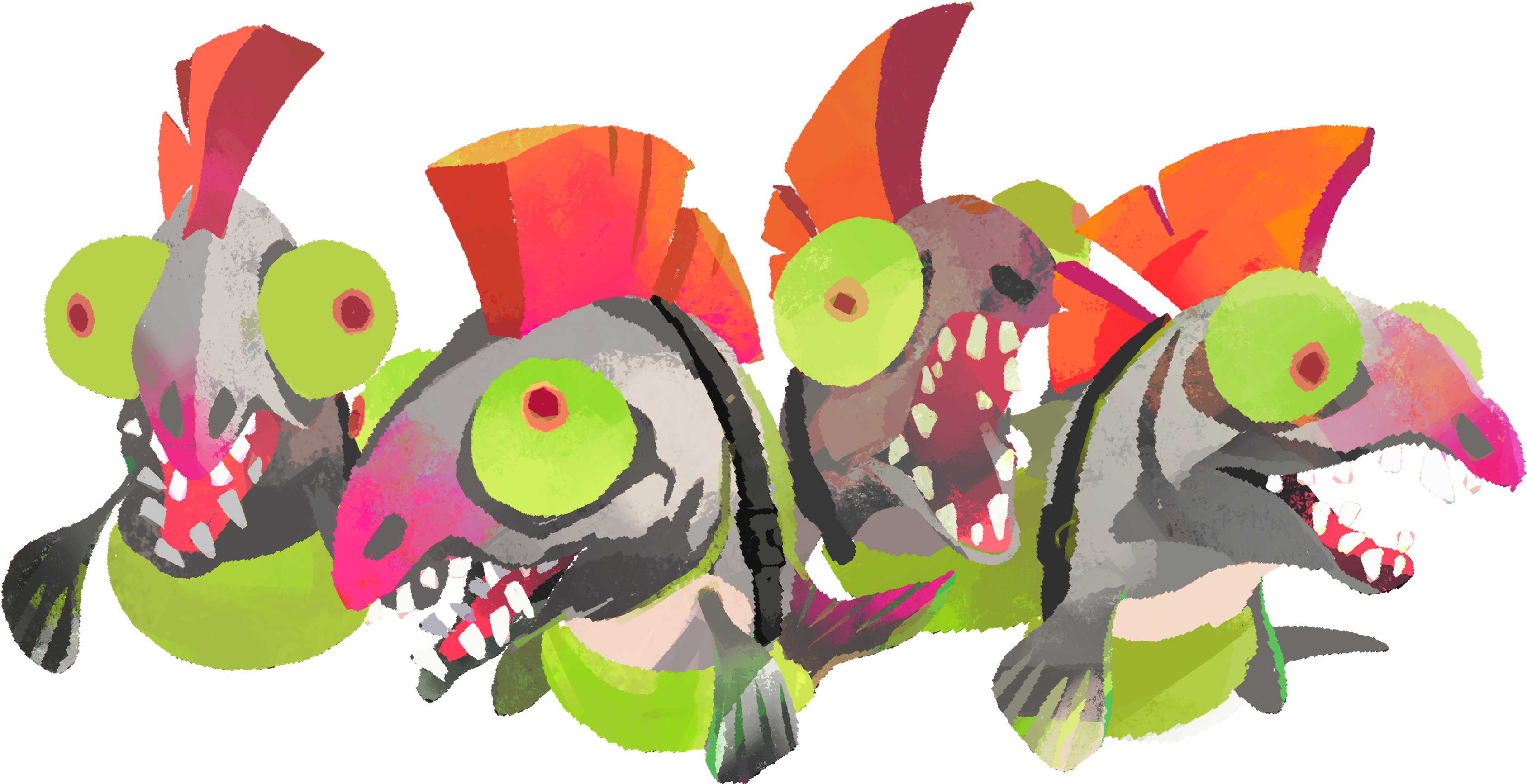 Splatoon 2 Nintendo Direct - Splatoon Salmon (4096x2106)
