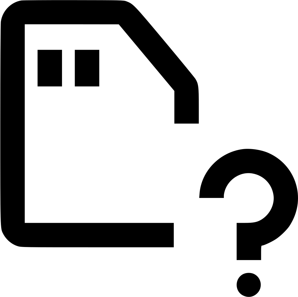 Question Mark Comments - Question Mark Comments (981x980)