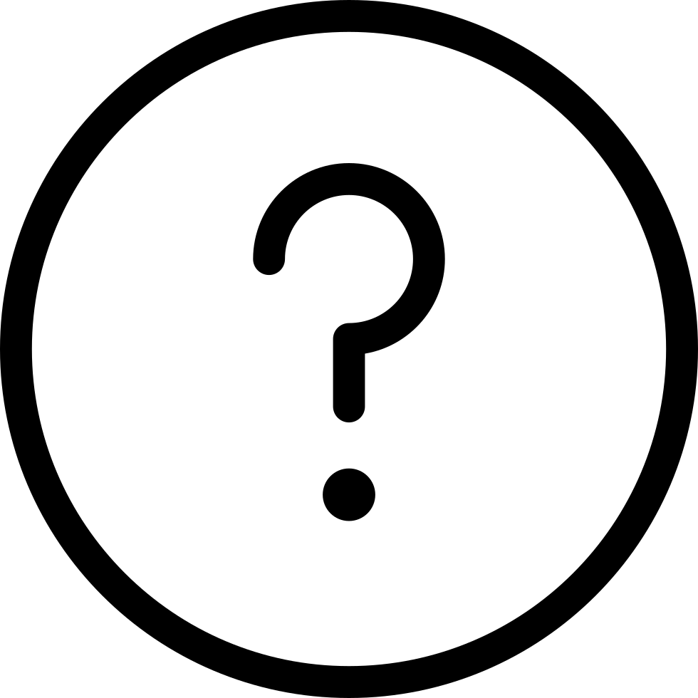 Question Mark Button Comments - Help Icon Ios (980x980)