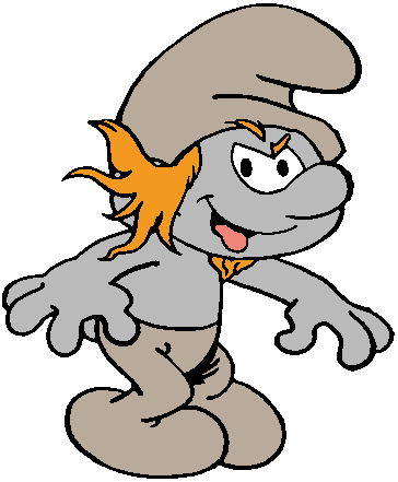 Hackusn - Smurfs Hackus Cartoon (364x441)