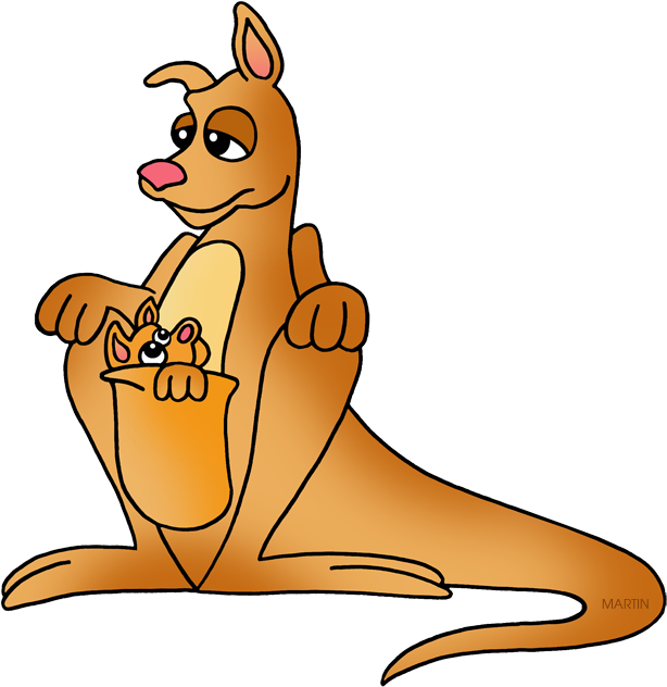 Kangaroo - Alphabet K (631x648)