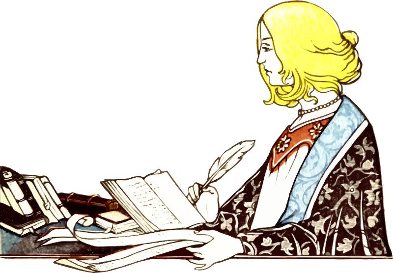 Medium Image - Writer Png (800x556)
