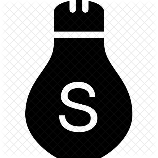 Salt Shaker Icon - Number (512x512)