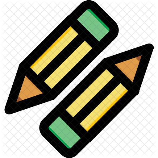 Crayons Icon - Pencil (512x512)