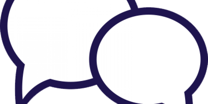 Get In Touch Icon - Circle (863x430)