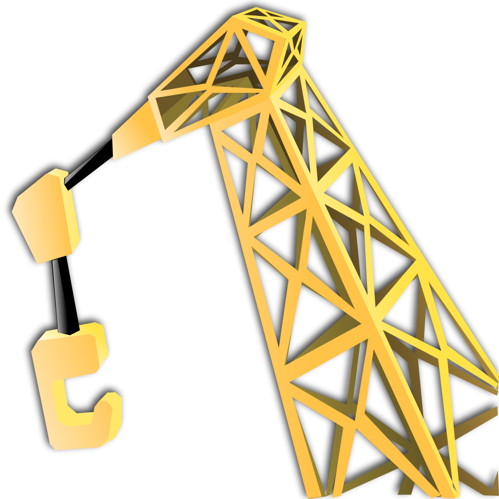 Open - Crane Clipart (1000x1000)