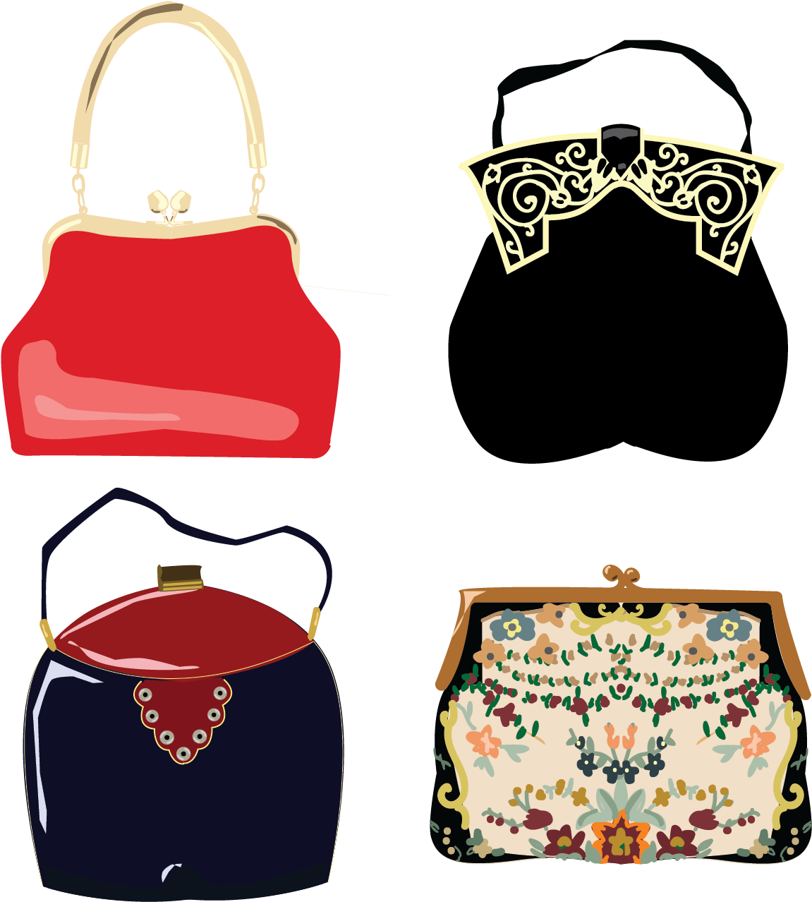 Vector Handbags - Handbag (1240x1395)