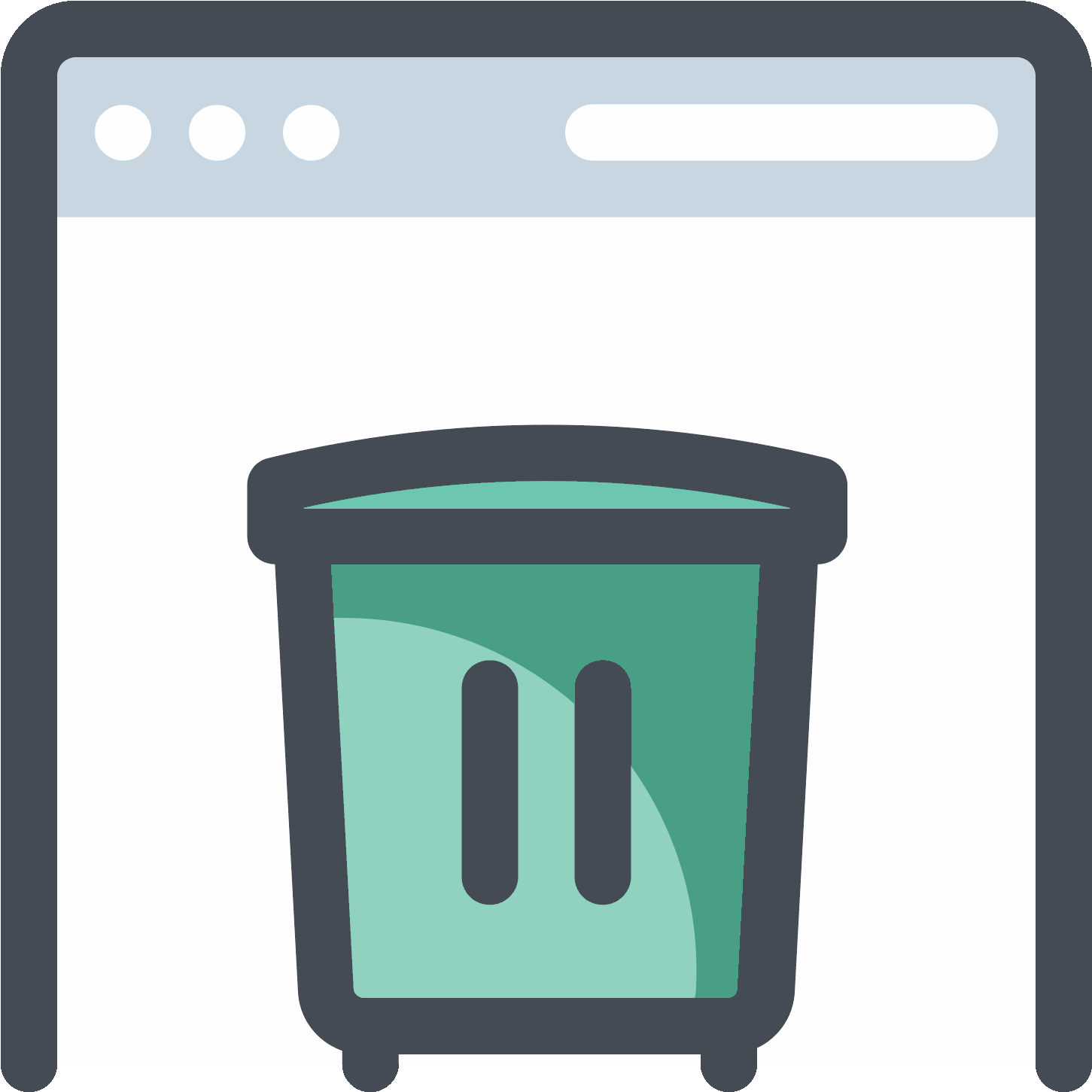 Delete History Icon - Icon (1600x1600)