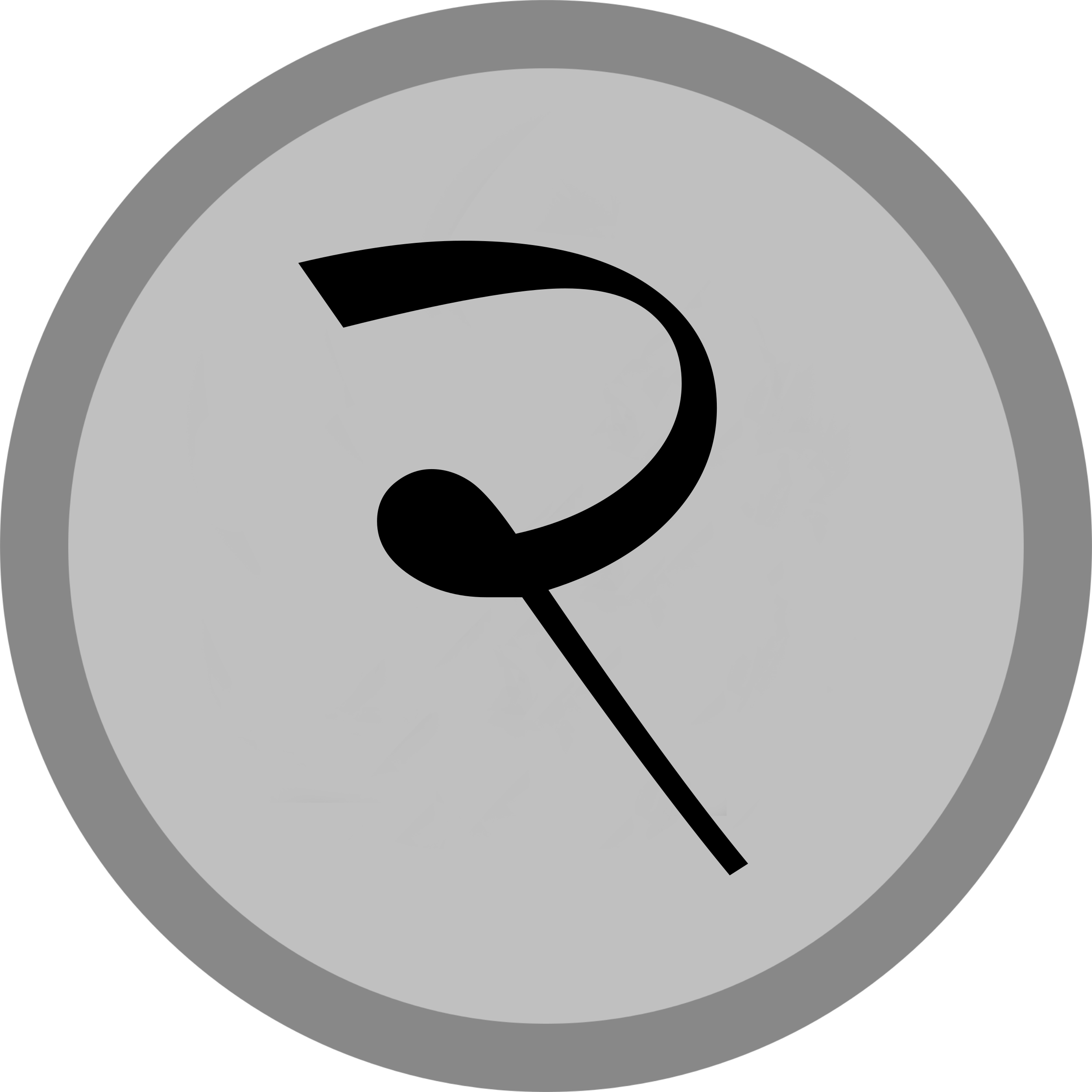 Silver Medal Icon Dev - Crescent (2500x2500)