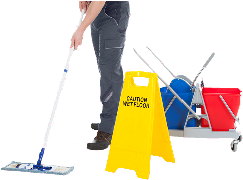 Housekeeping - Mopping Garage (600x400)
