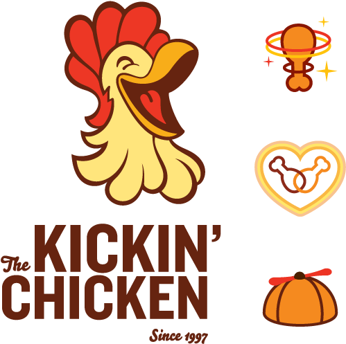 Vector Or Clip Art - Kickin Chicken (740x520)