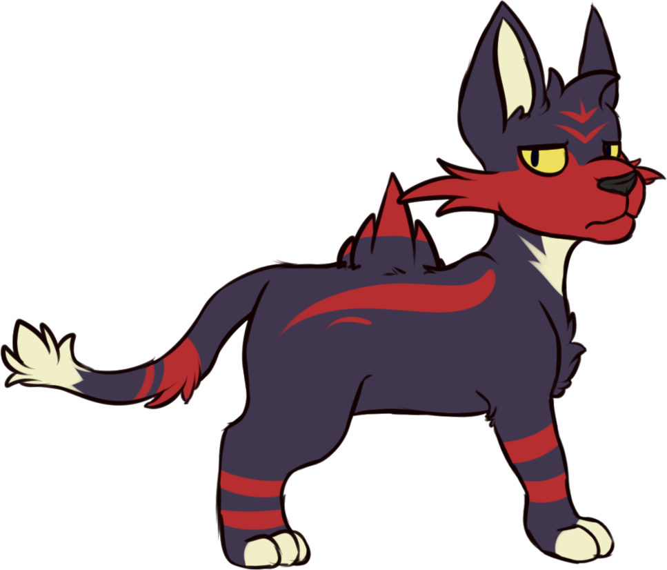 Shadow The Litten By Piecreature - Cartoon (967x826)