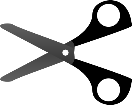 Medium Image - Scissors Clip Art Png (443x353)