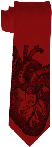 Anatomical Heart Necktie - Pineapple (270x480)