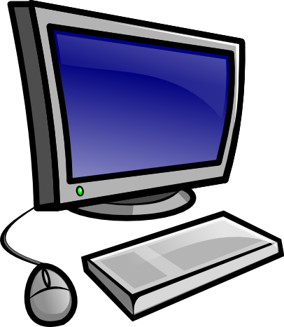 Personal Computer Clip Art - Personal Computer (406x467)