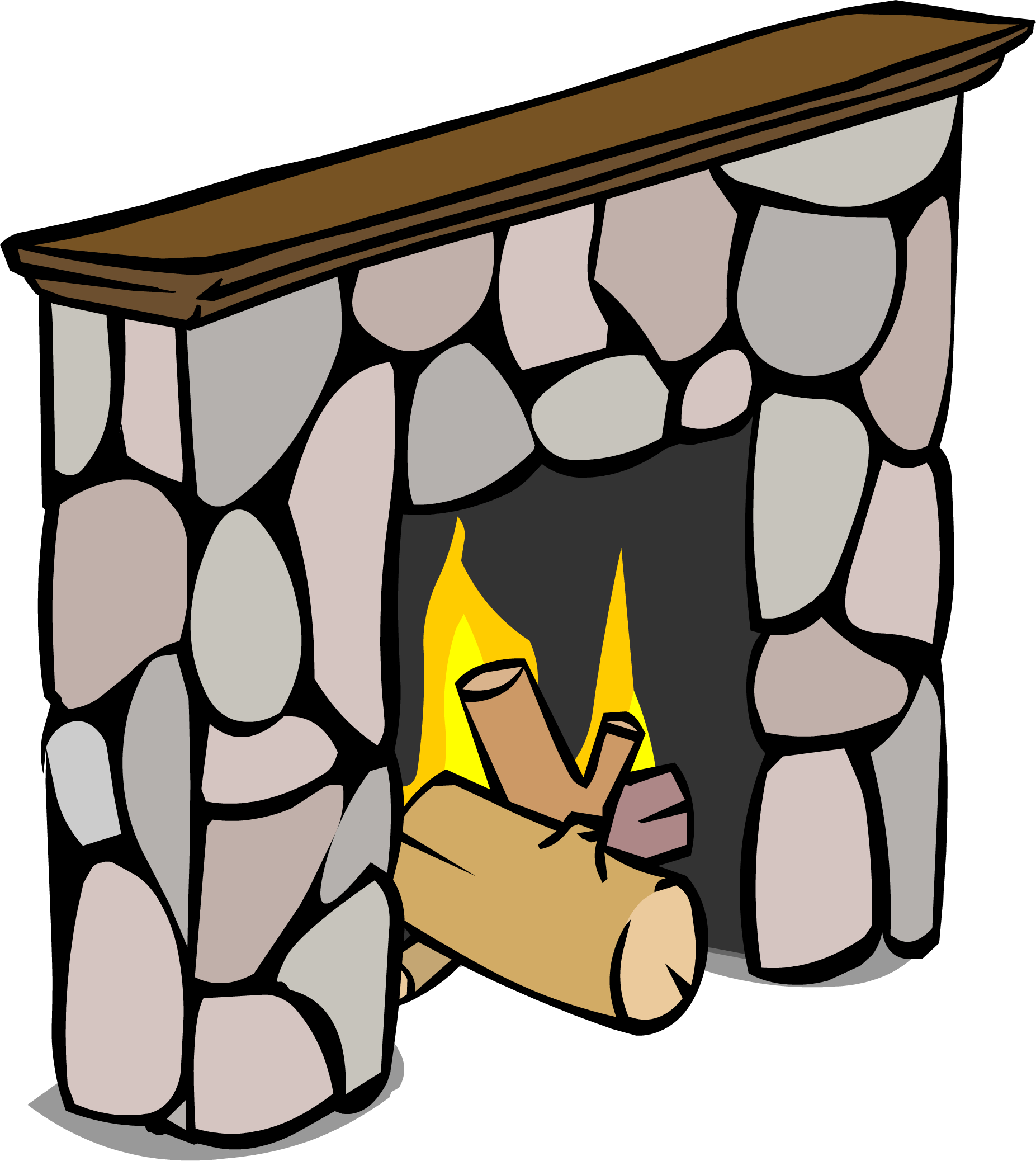 Fireplace Sprite 001 - Fireplace (1853x2076)