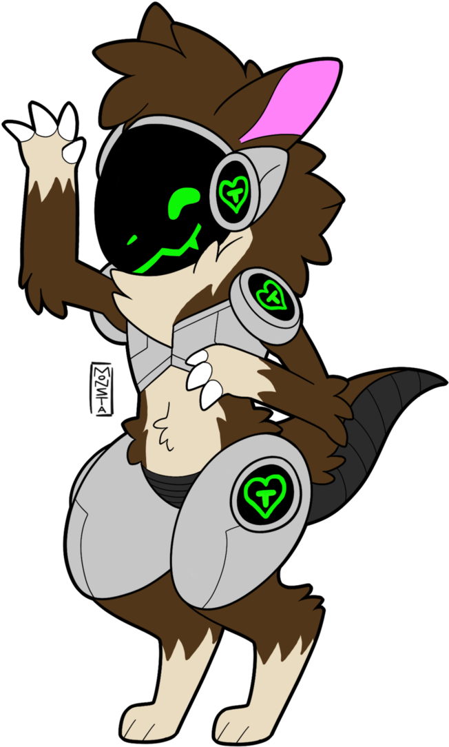 Protogen Tiny By Vaporeon1511 - Jacket (714x1118)
