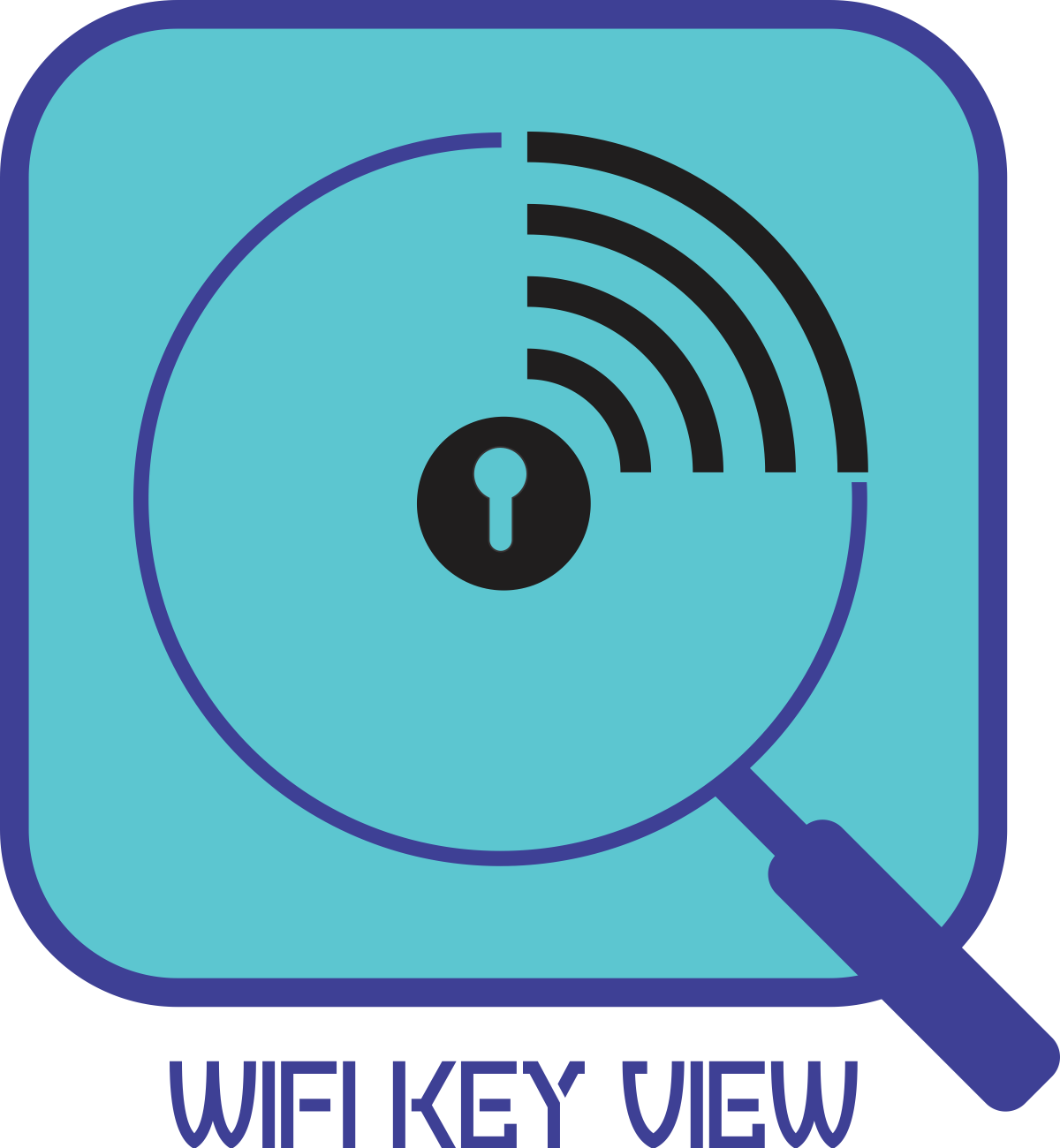 Wifi Key Logo - Circle (1200x1300)